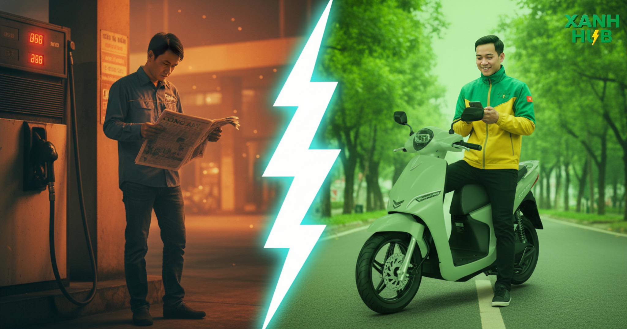 Xe điện vs xe xăng: Tiết kiệm 70% chi phí vận hành cho tài xế công nghệ